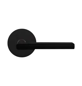 Karcher Design Montana Privacy Lever Cosmos Black - Slim Round Rosette