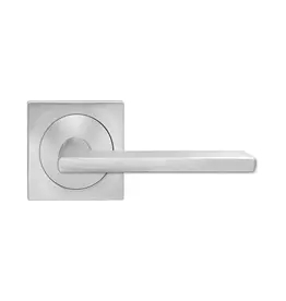 Karcher Design Montana Half Dummy Lever Satin Stainless Steel - Square Rosette Left Handed