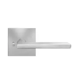 Karcher Design Montana Privacy Lever Satin Stainless Steel - Slim Square Rosette