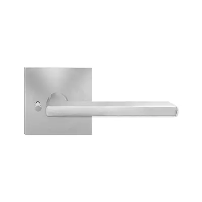 Karcher Design Montana Privacy Lever Satin Stainless Steel - Slim Square Rosette