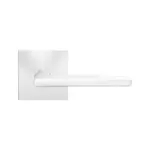 Karcher Design Montana Half Dummy Lever Polished Stainless Steel - Slim Square Rosette Right Handed