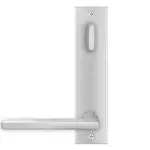 Karcher Design Montana Interconnecting Entryset Lever Satin Stainless Steel - Rectangular Rosette