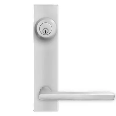 Karcher Design Montana Interconnecting Entryset Lever Satin Stainless Steel - Rectangular Rosette