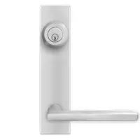 Montana Patio Set Lever Satin Stainless Steel - Rectangular Rosette