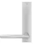 Karcher Design Montana Half Dummy Lever Satin Stainless Steel - Rectangular Rosette Left Handed