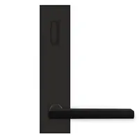 Montana Privacy Lever Cosmos Black - Rectangular Rosette
