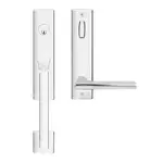 Karcher Design Montana Tubular Interconnecting Entryset Lever Polished Stainless Steel