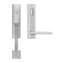 Montana Tubular Dummy Entryset Lever Satin Stainless Steel