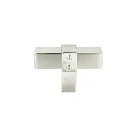 Rivet Rebel Knob Brushed Nickel - 2 in