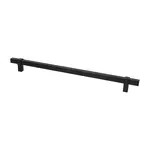 Berenson Rivet Rebel Appliance Pull Matte Black - 12 in
