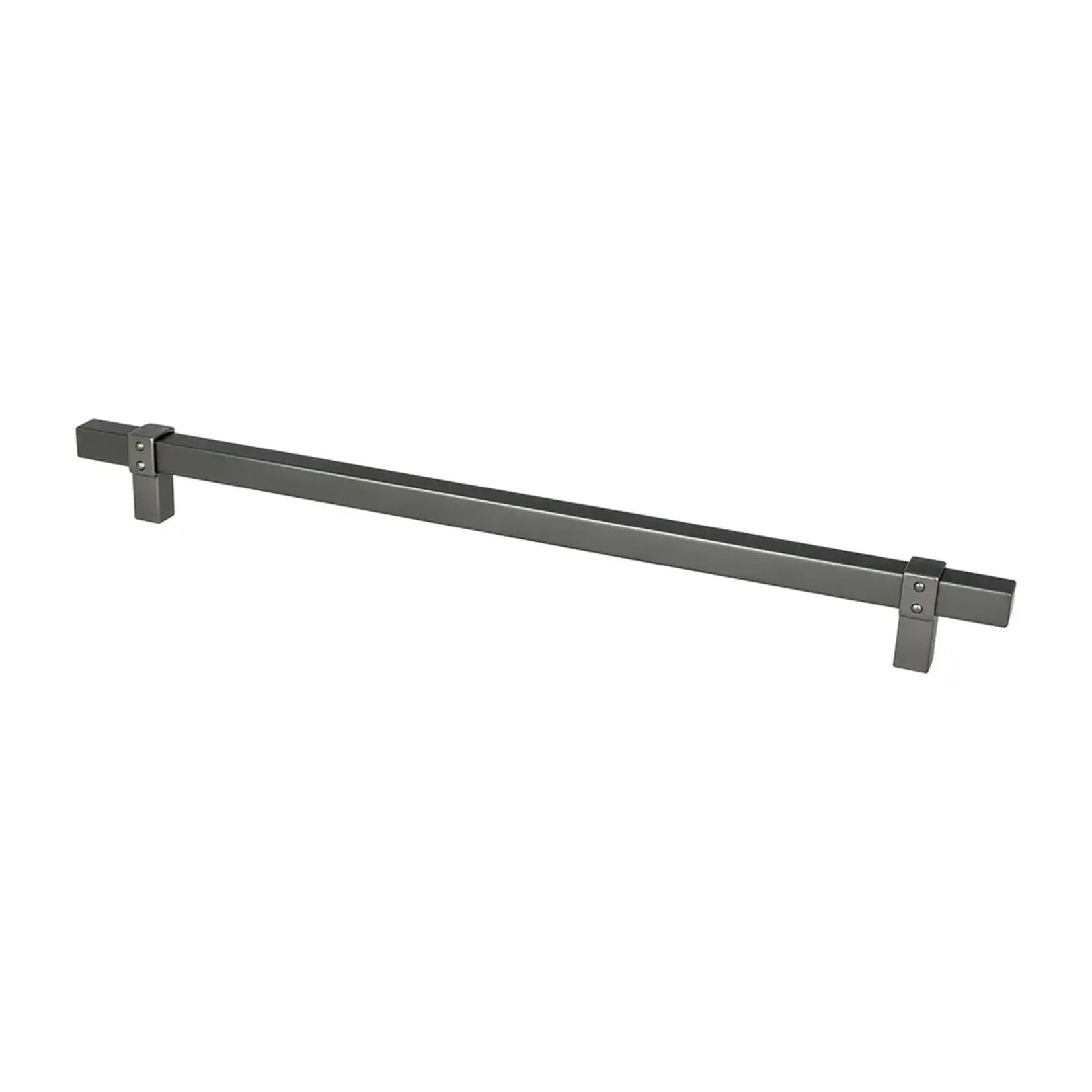 Berenson Rivet Rebel Appliance Pull Slate - 12 in