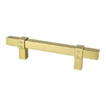 Berenson Rivet Rebel Pull Modern Brushed Gold - 3 3/4 in
