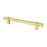 Berenson Rivet Rebel Pull Modern Brushed Gold - 6 5/16 in