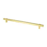 Berenson Rivet Rebel Appliance Pull Modern Brushed Gold - 12 in