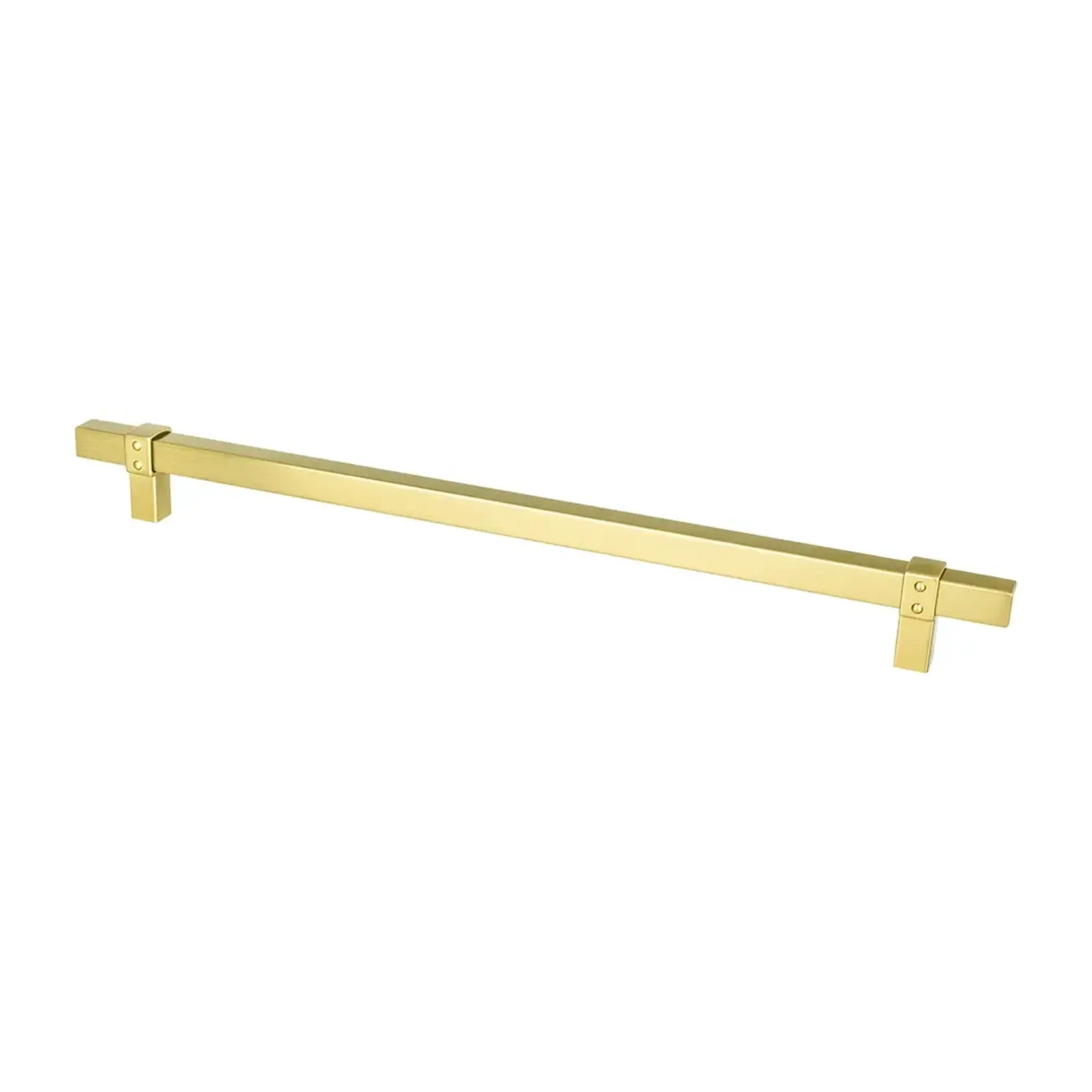 Berenson Rivet Rebel Appliance Pull Modern Brushed Gold - 12 in