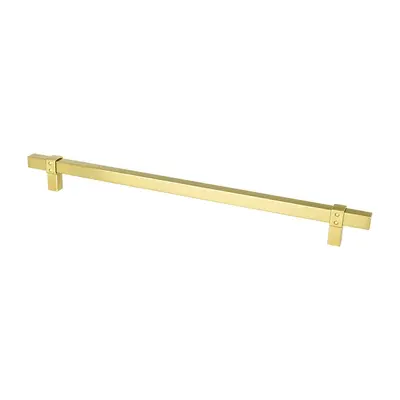 Berenson Rivet Rebel Appliance Pull Modern Brushed Gold - 12 in