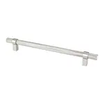 Berenson Radial Reign Knurled Pull Brushed Nickel - 8 13/16 in