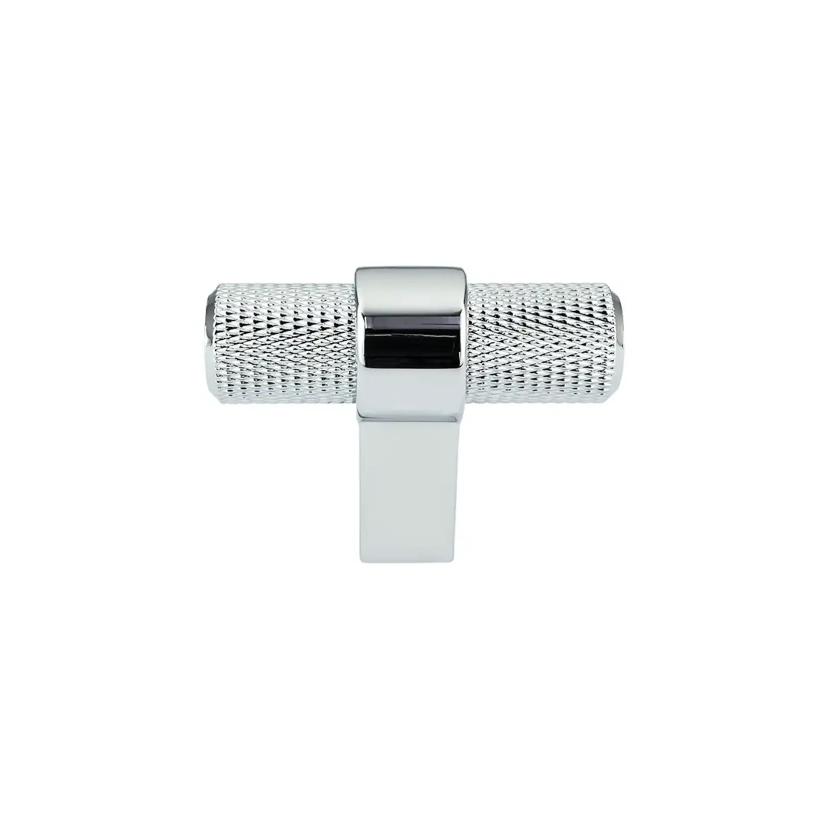 Berenson Radial Reign Knurled T-Knob Polished Chrome - 2 in