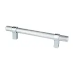 Berenson Radial Reign Knurled Pull Polished Chrome - 5 1/16 in