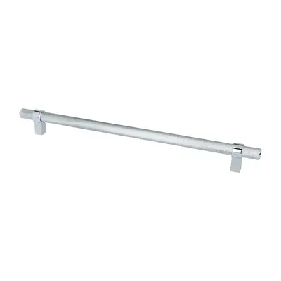 Berenson Radial Reign Knurled Appliance Pull Polished Chrome - 12 in