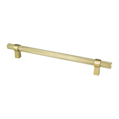 Berenson Radial Reign Knurled Pull Modern Brushed Gold - 8 13/16 in
