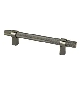 Berenson Radial Reign Knurled Pull Black Nickel - 5 1/16 in
