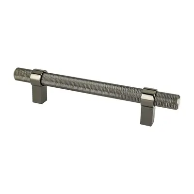 Berenson Radial Reign Knurled Pull Black Nickel - 5 1/16 in