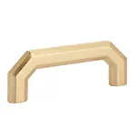 Emtek Riviera Pull Satin Brass - 3 1/2 in