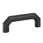 Emtek Riviera Pull Oil-Rubbed Bronze - 3 1/2 in