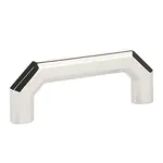 Emtek Riviera Pull Polished Nickel - 3 1/2 in