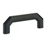 Emtek Riviera Pull Flat Black - 3 1/2 in
