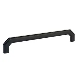 Emtek Riviera Pull Flat Black - 8 in