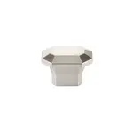 Emtek Riviera Rectangular Knob Satin Nickel - 2 in