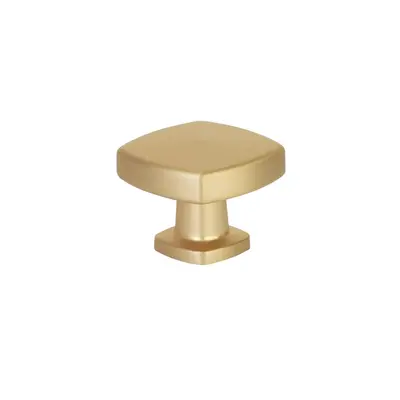 Emtek Kenter Knob Satin Brass - 1 1/4 in