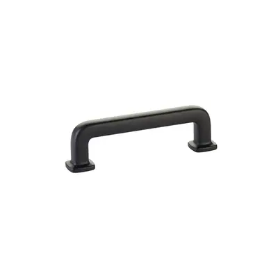 Emtek Westridge Pull Flat Black - 3 1/2 in