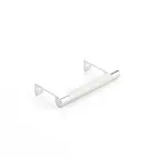 Emtek Select Cabinet Edge Pull Knurled Polished Chrome - 3 3/4 in