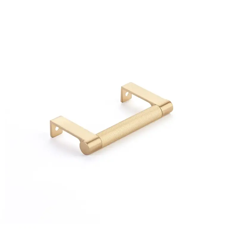 Select Cabinet Pull Knurled Satin Brass - 12 in - Handles & More