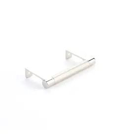 Emtek Select Cabinet Edge Pull Knurled Polished Nickel - 12 1/4 in