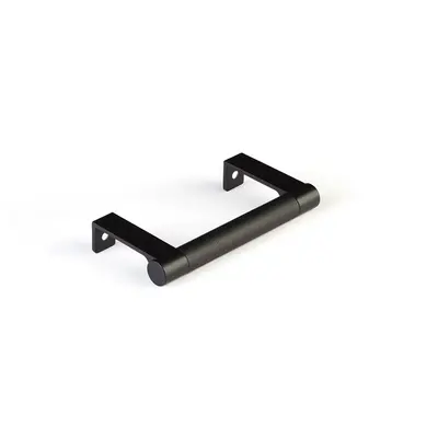 Emtek Select Cabinet Edge Pull Knurled Flat Black - 12 1/4 in