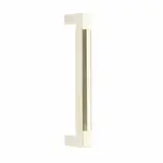 Emtek Hercules Door Pull Knurled Unlacquered Brass - 8 in
