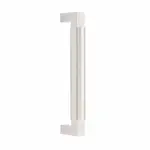 Emtek Hercules Door Pull Knurled Satin Nickel - 8 in