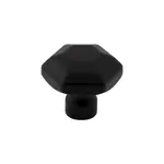Top Knobs Dustin Knob Flat Black - 1 1/4 in