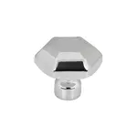 Top Knobs Dustin Knob Polished Chrome - 1 1/4 in