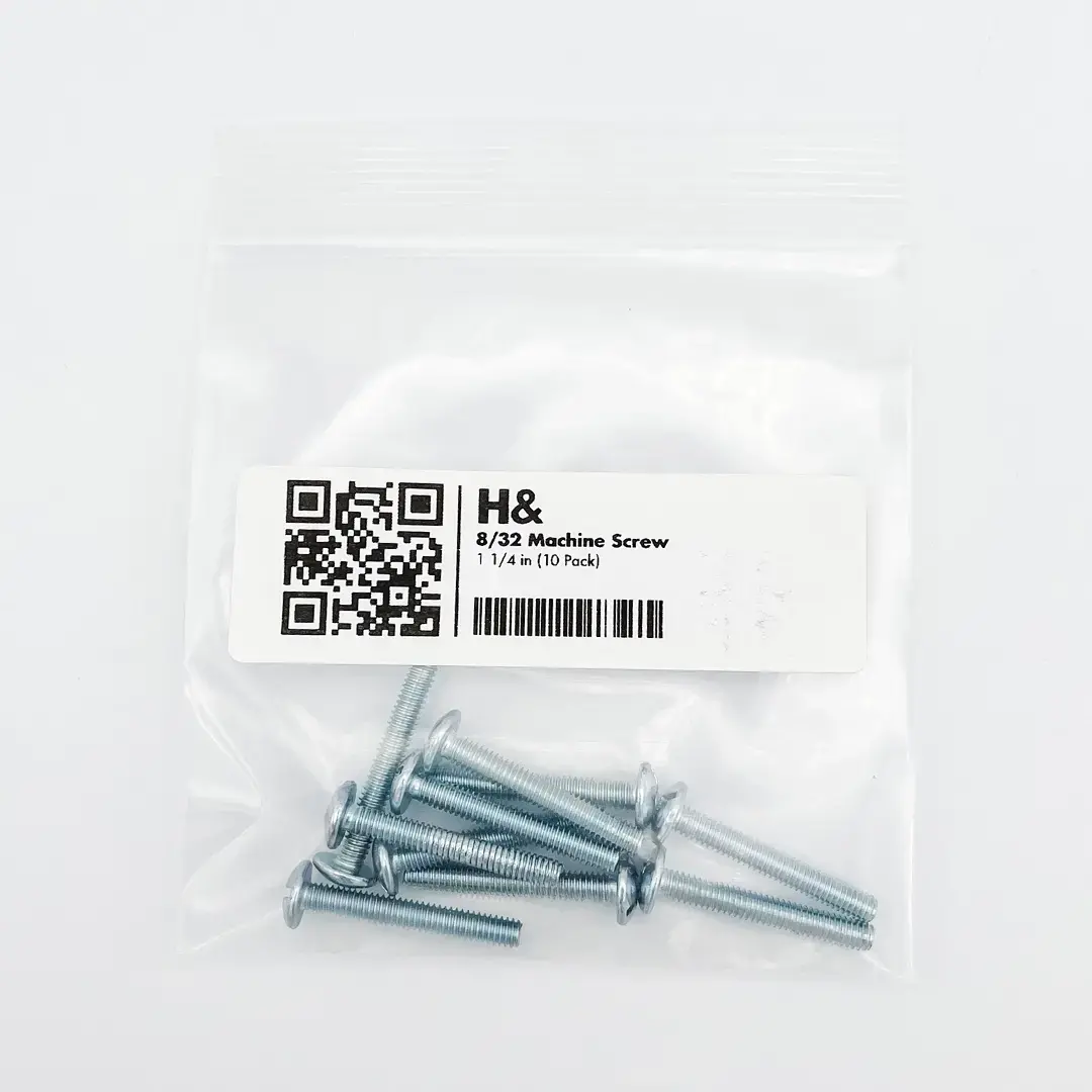 Marathon Hardware 8/32 Machine Screw (10 Pack)