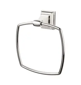 Top Knobs Stratton Bath Towel Ring Polished Nickel