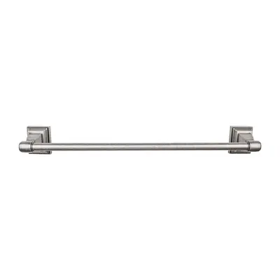Top Knobs Stratton Bath Single Towel Bar Antique Pewter - 18 in