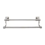 Top Knobs Stratton Bath Double Towel Bar Brushed Satin Nickel - 24 in