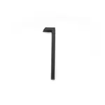 Emtek Modern House Number #1 Flat Black - 7 in