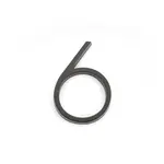 Emtek Modern House Number #6 Oil-Rubbed Bronze - 7 in
