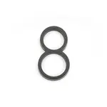 Emtek Modern House Number #8 Oil-Rubbed Bronze - 7 in